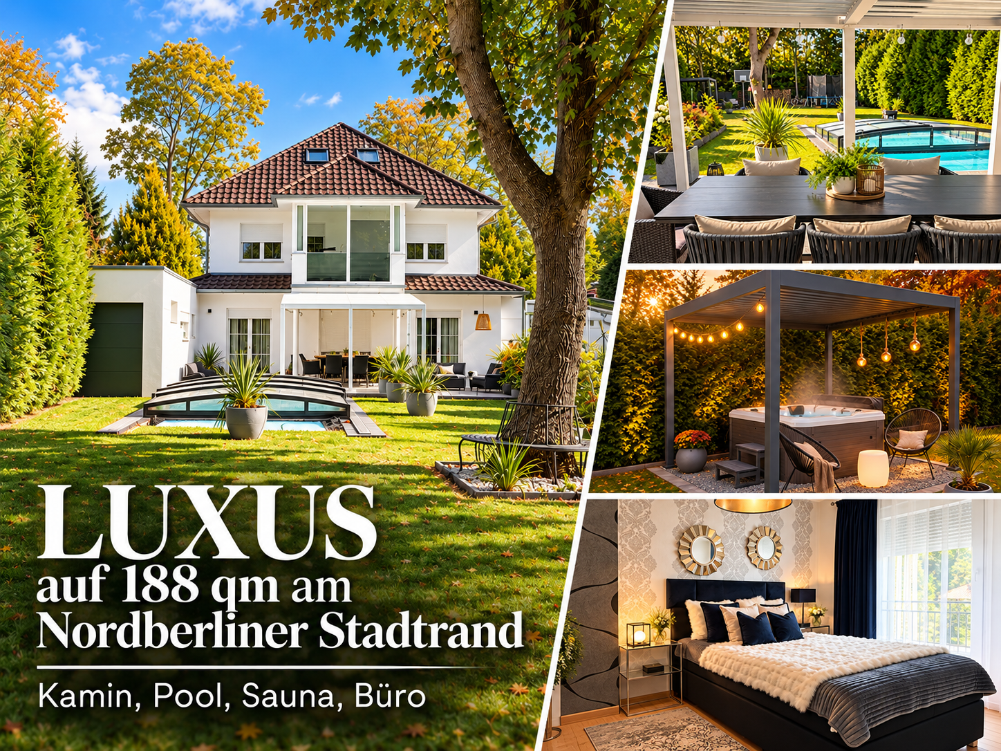 Luxusvilla mit Pool in Glienicke/Nordbahn – Teaseransicht